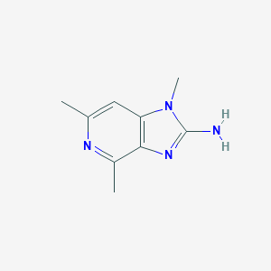 molecular formula C9H12N4 B071583 1,4,6-trimethyl-1H-imidazo[4,5-c]pyridin-2-amine CAS No. 193690-81-2
