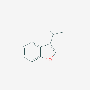 molecular formula C12H14O B071606 3-Isopropyl-2-methylbenzofuran CAS No. 160875-30-9
