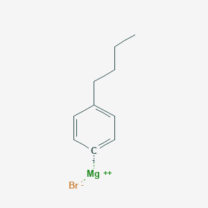 molecular formula C10H13BrMg B071612 4-N-Butylphenylmagnesium bromide CAS No. 185416-14-2