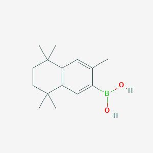 (3,5,5,8,8-Pentamethyl-5,6,7,8-tetrahydronaphthalen-2-yl)boronic acid
