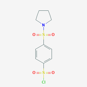 4-(Pyrrolidine-1-sulfonyl)benzene-1-sulfonyl chloride