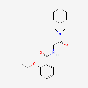 molecular formula C19H26N2O3 B7165276 N-[2-(2-azaspiro[3.5]nonan-2-yl)-2-oxoethyl]-2-ethoxybenzamide 