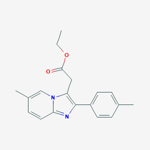 Ethyl 2-(6-methyl-2-(p-tolyl)imidazo[1,2-a]pyridin-3-yl)acetate