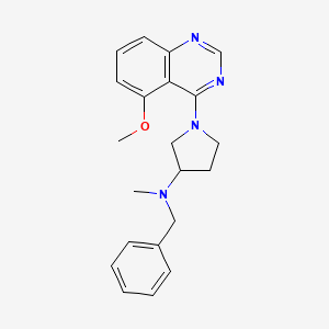 molecular formula C21H24N4O B7166909 N-benzyl-1-(5-methoxyquinazolin-4-yl)-N-methylpyrrolidin-3-amine 