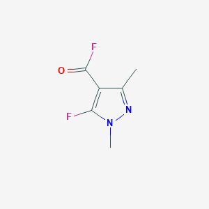 5-Fluoro-1,3-dimethyl-1H-pyrazole-4-carbonyl fluoride