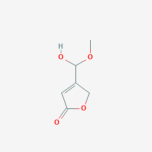 3-[hydroxy(methoxy)methyl]-2H-furan-5-one