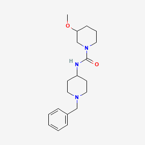 molecular formula C19H29N3O2 B7169486 N-(1-benzylpiperidin-4-yl)-3-methoxypiperidine-1-carboxamide 