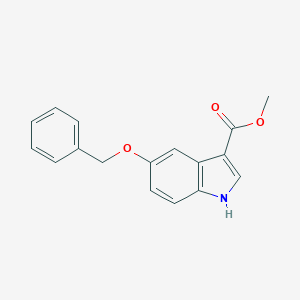 molecular formula C17H15NO3 B071704 Methyl 5-(benzyloxy)-1H-indole-3-carboxylate CAS No. 173844-39-8