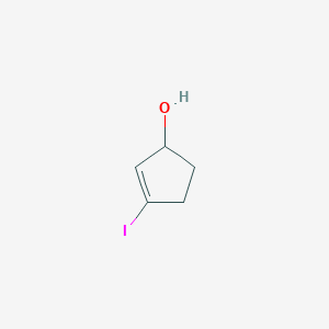 molecular formula C5H7IO B071705 3-Iodo-2-cyclopenten-1-ol CAS No. 188635-25-8