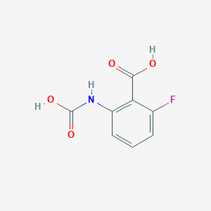 2-(Carboxyamino)-6-fluorobenzoic acid