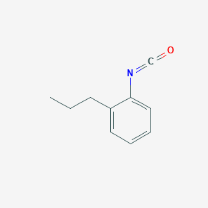 molecular formula C10H11NO B071714 2-Propylphenyl isocyanate CAS No. 190774-57-3