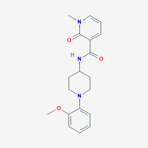 molecular formula C19H23N3O3 B7171592 N-[1-(2-methoxyphenyl)piperidin-4-yl]-1-methyl-2-oxopyridine-3-carboxamide 