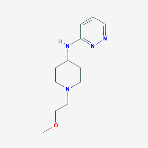 molecular formula C12H20N4O B7171906 N-[1-(2-methoxyethyl)piperidin-4-yl]pyridazin-3-amine 