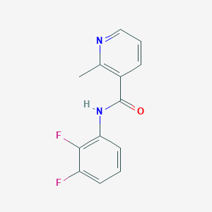 molecular formula C13H10F2N2O B7172918 N-(2,3-difluorophenyl)-2-methylpyridine-3-carboxamide 