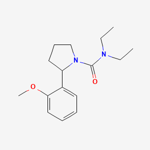 molecular formula C16H24N2O2 B7173035 N,N-diethyl-2-(2-methoxyphenyl)pyrrolidine-1-carboxamide 