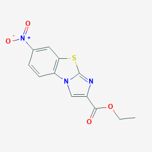 7-Nitroimidazo[2,1-b]benzothiazole-2-carboxylic acid ethyl ester