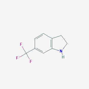 molecular formula C9H8F3N B071738 6-(Trifluoromethyl)indoline CAS No. 181513-29-1