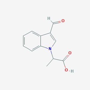 2-(3-formyl-1H-indol-1-yl)propanoic acid
