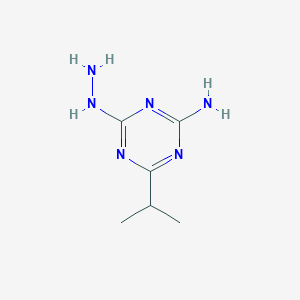 4-Hydrazinyl-6-(propan-2-yl)-1,3,5-triazin-2-amine