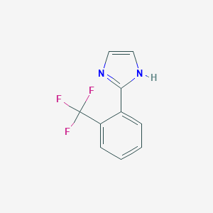 molecular formula C10H7F3N2 B071765 2-[2-(trifluoromethyl)phenyl]-1H-imidazole CAS No. 174356-08-2