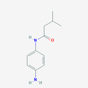 molecular formula C11H16N2O B071777 N-(4-aminophenyl)-3-methylbutanamide CAS No. 189576-50-9