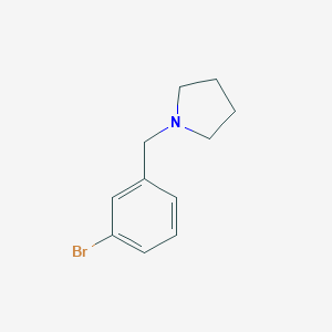 molecular formula C11H14BrN B071781 1-(3-Bromobenzyl)pyrrolidine CAS No. 168820-15-3