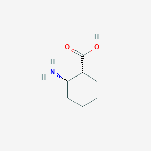 molecular formula C7H13NO2 B071813 cis-2-Aminocyclohexanecarboxylic acid CAS No. 189101-43-7