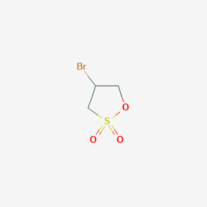molecular formula C3H5BrO3S B071816 4-Bromo-1,2-oxathiolane 2,2-dioxide CAS No. 189756-89-6