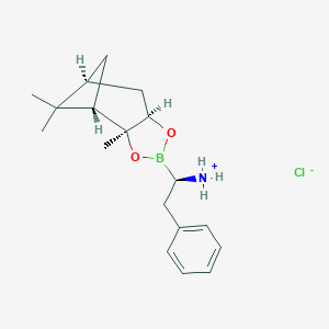 molecular formula C18H27BClNO2 B071818 (R)-BoroPhe-(+)-Pinanediol CAS No. 178455-03-3