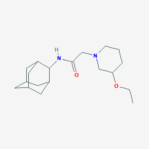 molecular formula C19H32N2O2 B7181915 N-(2-adamantyl)-2-(3-ethoxypiperidin-1-yl)acetamide 