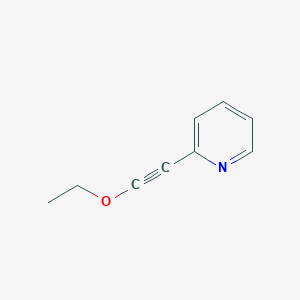 molecular formula C9H9NO B071824 2-(Ethoxyethynyl)pyridine CAS No. 163680-64-6