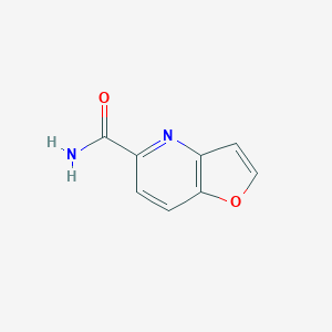 molecular formula C8H6N2O2 B071825 Furo[3,2-b]pyridine-5-carboxamide CAS No. 182691-68-5