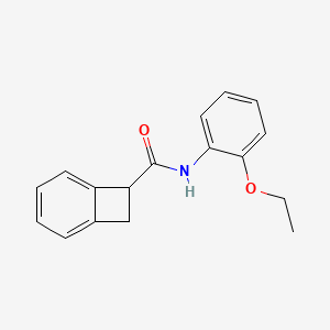 molecular formula C17H17NO2 B7182663 N-(2-ethoxyphenyl)bicyclo[4.2.0]octa-1,3,5-triene-7-carboxamide 