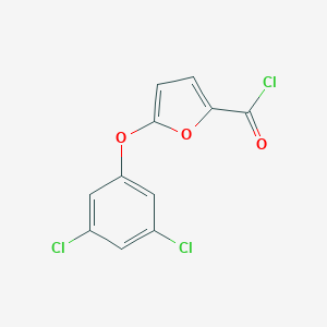 molecular formula C11H5Cl3O3 B071841 5-(3,5-二氯苯氧基)呋喃-2-甲酰氯 CAS No. 175277-07-3