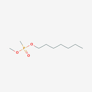 molecular formula C9H21O3P B071854 Heptyl methyl methylphosphonate CAS No. 170275-60-2