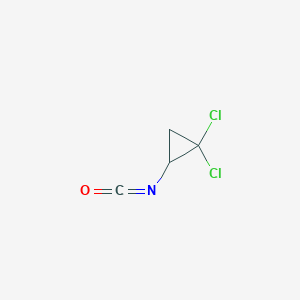 molecular formula C4H3Cl2NO B071855 2,2-Dichlorocyclopropyl isocyanate CAS No. 176041-73-9
