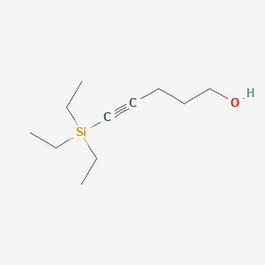 molecular formula C11H22OSi B071856 5-Triethylsilylpent-4-yn-1-ol CAS No. 174064-02-9