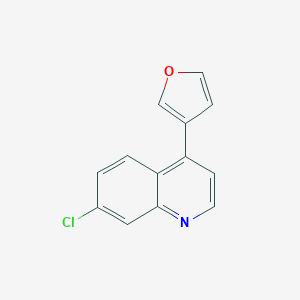 molecular formula C13H8ClNO B071863 7-Chloro-4-(furan-3-yl)quinoline CAS No. 179380-95-1
