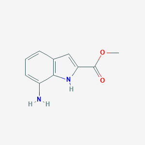 molecular formula C10H10N2O2 B071864 Methyl 7-amino-1H-indole-2-carboxylate CAS No. 167027-29-4