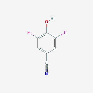 molecular formula C7H3FINO B071870 3-Fluoro-4-hydroxy-5-iodobenzonitrile CAS No. 173900-33-9