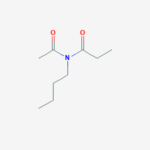 molecular formula C9H17NO2 B071888 N-acetyl-N-butylpropanamide CAS No. 177592-68-6