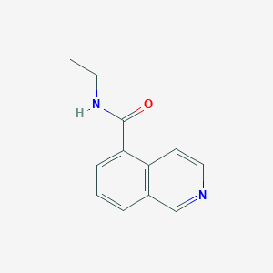 molecular formula C12H12N2O B7189460 N-ethylisoquinoline-5-carboxamide 