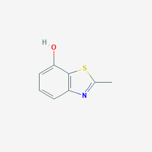 molecular formula C8H7NOS B071917 2-甲基苯并[d]噻唑-7-醇 CAS No. 163298-71-3