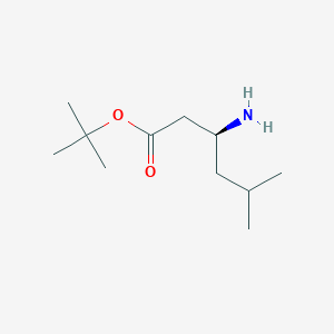 tert-butyl (3S)-3-amino-5-methylhexanoate