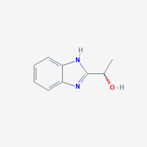 molecular formula C9H10N2O B071929 (1S)-1-(1H-benzimidazol-2-yl)ethanol CAS No. 192316-22-6