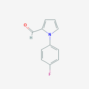molecular formula C11H8FNO B071939 1-(4-fluorophenyl)-1H-pyrrole-2-carbaldehyde CAS No. 169036-71-9