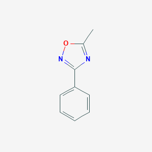molecular formula C9H8N2O B071967 5-甲基-3-苯基-1,2,4-噁二唑 CAS No. 1198-98-7