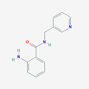 molecular formula C13H13N3O B071972 2-氨基-N-(吡啶-3-基甲基)苯甲酰胺 CAS No. 1214-48-8