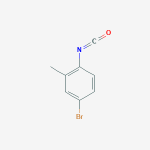 molecular formula C8H6BrNO B071983 4-Bromo-2-methylphenyl isocyanate CAS No. 1591-98-6
