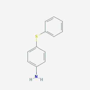molecular formula C12H11NS B071985 4-(Phenylthio)aniline CAS No. 1135-14-4